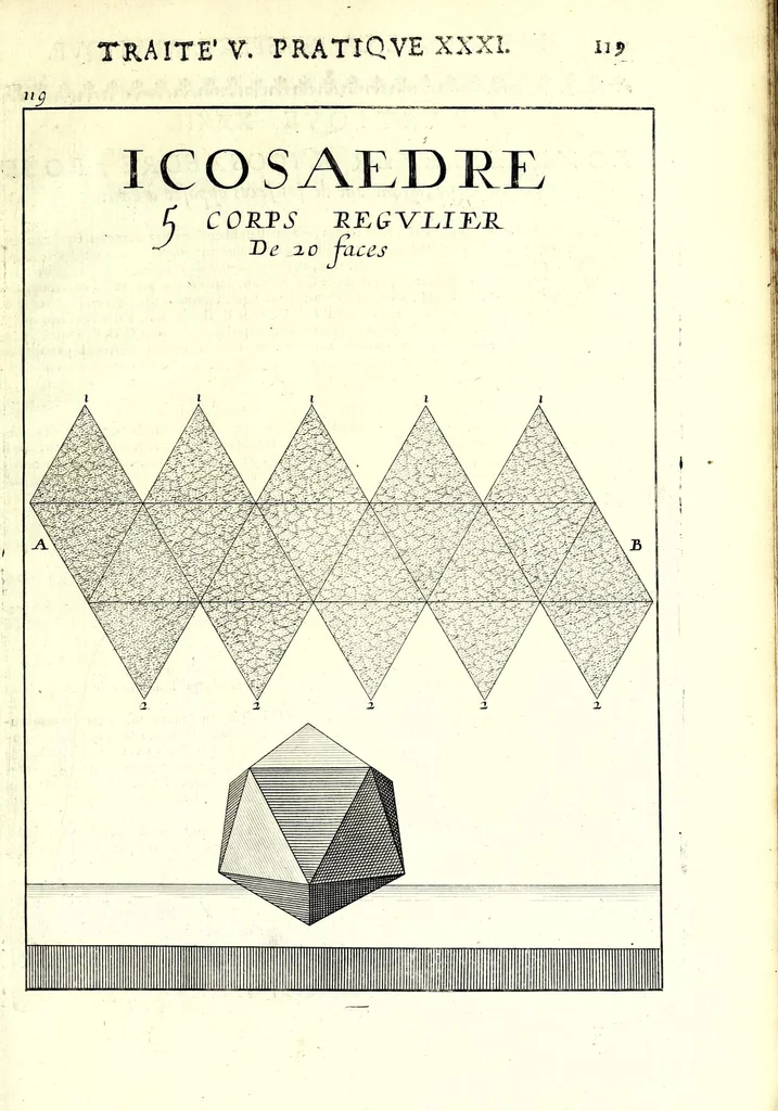 An illustration from La perspective pratiqve : necessaire a tovs peintres, graveurs, architectes, brodeurs, scvlpteurs, orfevres, tapissiers, et autres qui se meslent de desseigner, 1663, leaf 277