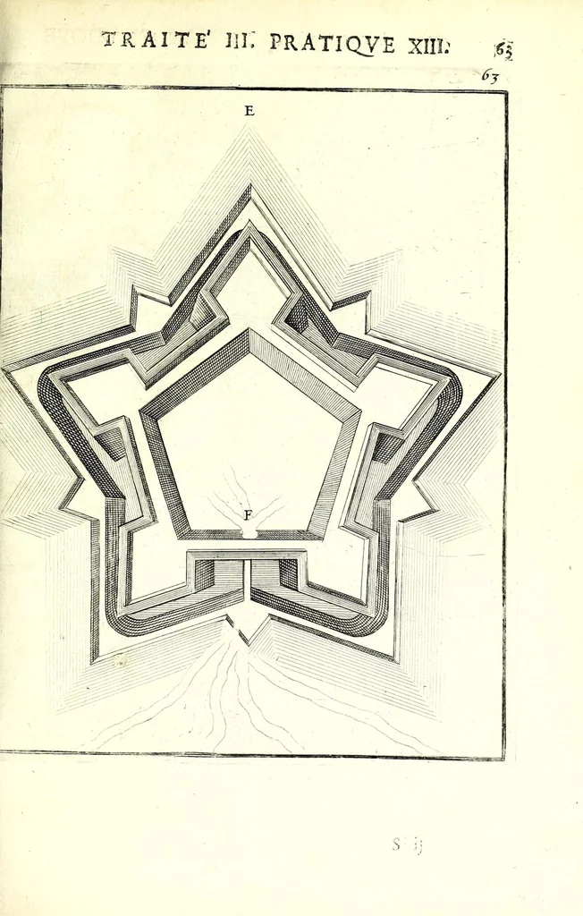 An illustration from La perspective pratiqve : necessaire a tovs peintres, graveurs, architectes, brodeurs, scvlpteurs, orfevres, tapissiers, et autres qui se meslent de desseigner, 1663, leaf 183