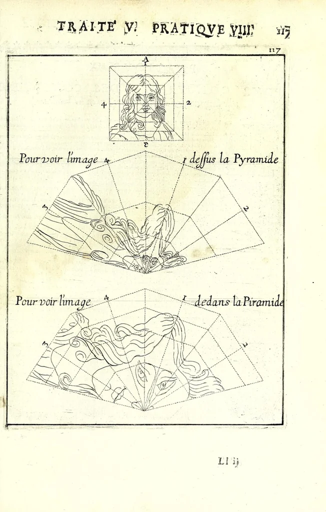 An illustration from La perspective pratiqve : necessaire a tovs peintres, graveurs, architectes, brodeurs, scvlpteurs, orfevres, tapissiers, et autres qui se meslent de desseigner, 1663, leaf 311
