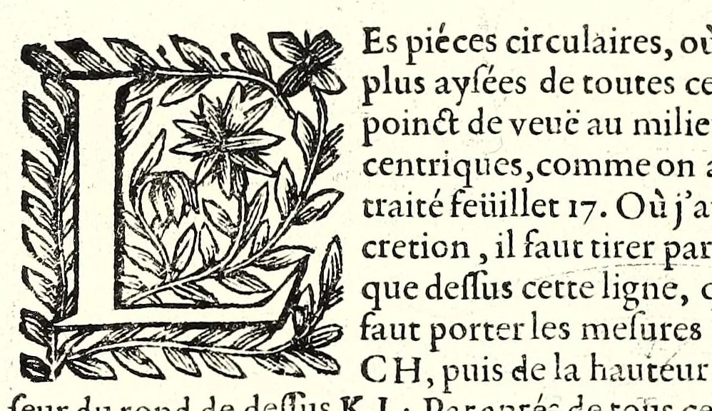 An illustration from La perspective pratiqve : necessaire a tovs peintres, graveurs, architectes, brodeurs, scvlpteurs, orfevres, tapissiers, et autres qui se meslent de desseigner, 1663, leaf 88