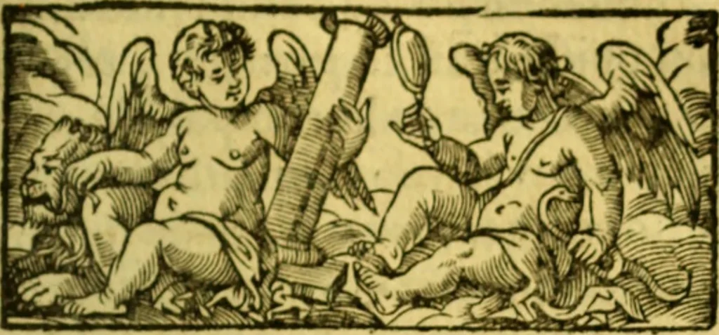 An illustration from La philosophie des gens de cour : ou l'on enseigne d'une manière aisée & naturelle ce qu'il y a de plus curieux dans la phisique, & de plus solide dans la morale pour l'usage des personnes de qualité, 1683, leaf 186