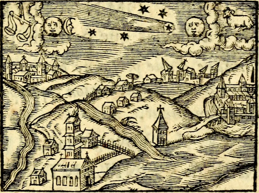 An illustration from La philosophie des images : composée d'un ample recueil de devises, & du jugement de tous les ouvrages qui ont êté faits sur cette matiere, 1682, leaf 444