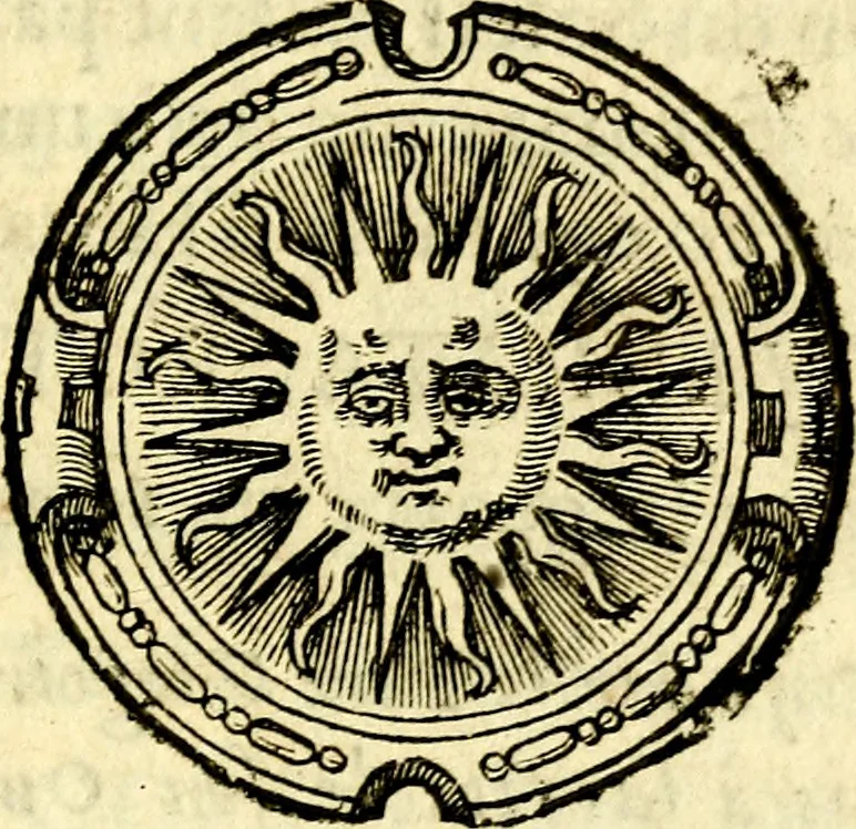 An illustration from La philosophie des images : composée d'un ample recueil de devises, & du jugement de tous les ouvrages qui ont êté faits sur cette matiere, 1682, leaf 464