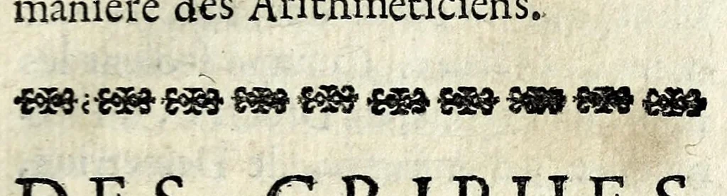 An illustration from La philosophie des images enigmatiques, ou il est traité des enigmes, hieroglyphiques, oracles, propheties, sorts, divinations, loteries, talismans, songes, centuries de Nostradamus, de la baguette, 1694, leaf 83