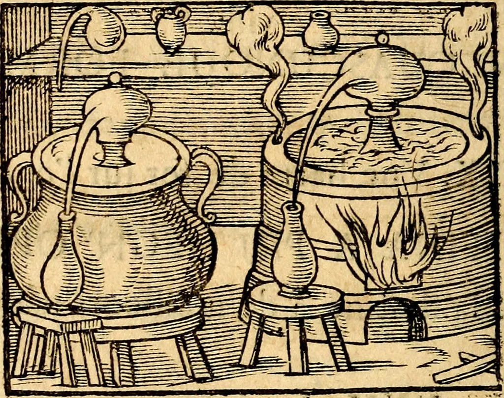 An illustration from La philosophie des images : composée d'un ample recueil de devises, & du jugement de tous les ouvrages qui ont êté faits sur cette matiere, 1682, leaf 105