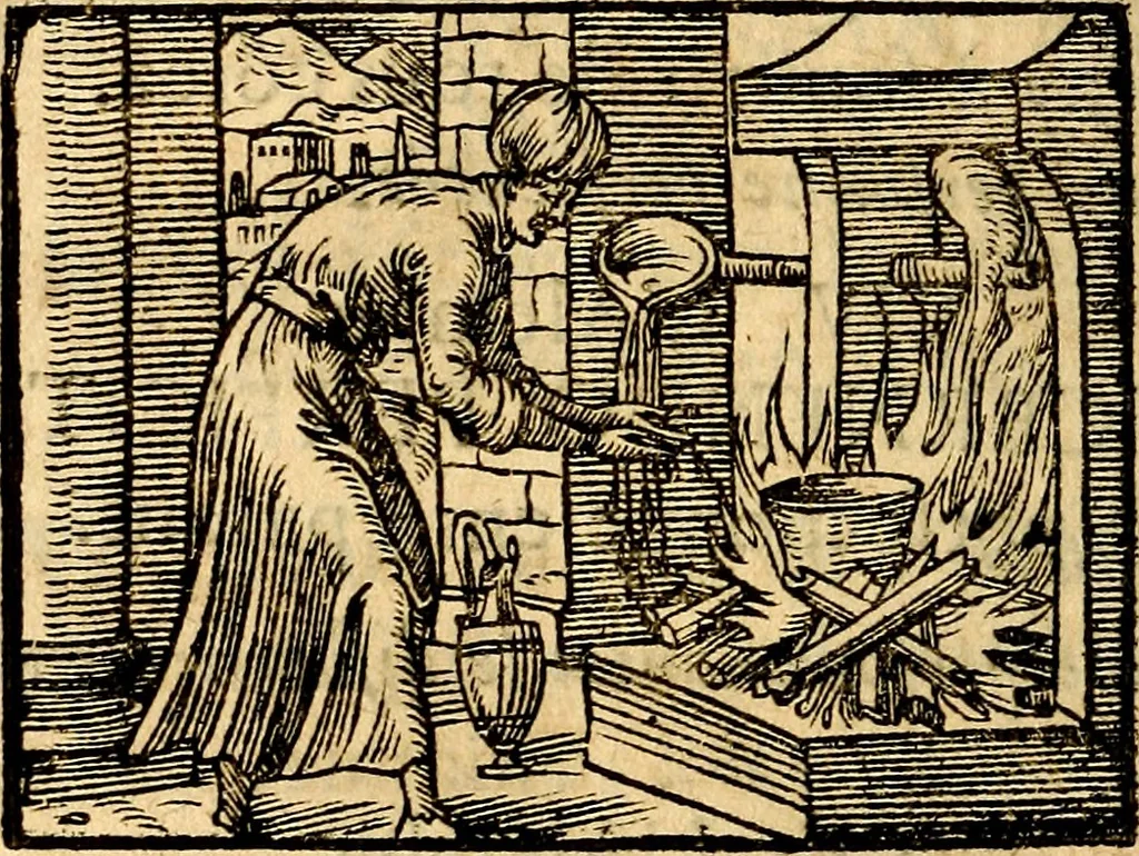 An illustration from La philosophie des images : composée d'un ample recueil de devises, & du jugement de tous les ouvrages qui ont êté faits sur cette matiere, 1682, leaf 109