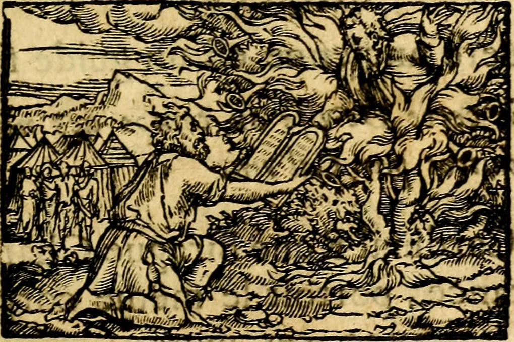 An illustration from La philosophie des images : composée d'un ample recueil de devises, & du jugement de tous les ouvrages qui ont êté faits sur cette matiere, 1682, leaf 142