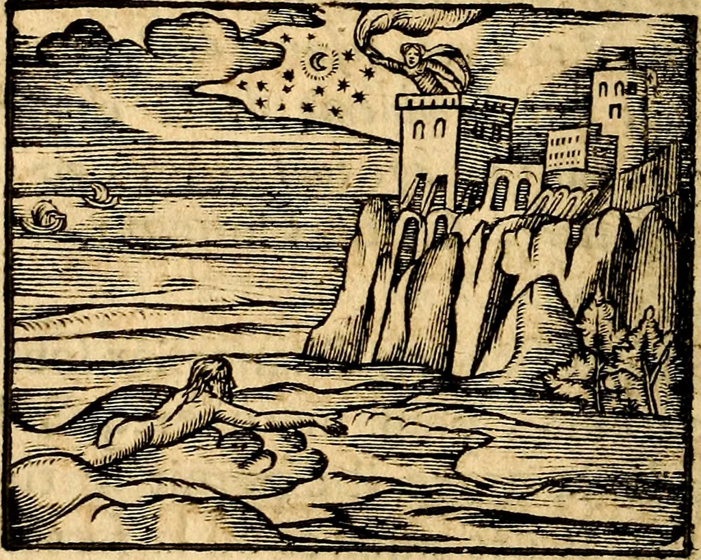 An illustration from La philosophie des images : composée d'un ample recueil de devises, & du jugement de tous les ouvrages qui ont êté faits sur cette matiere, 1682, leaf 147