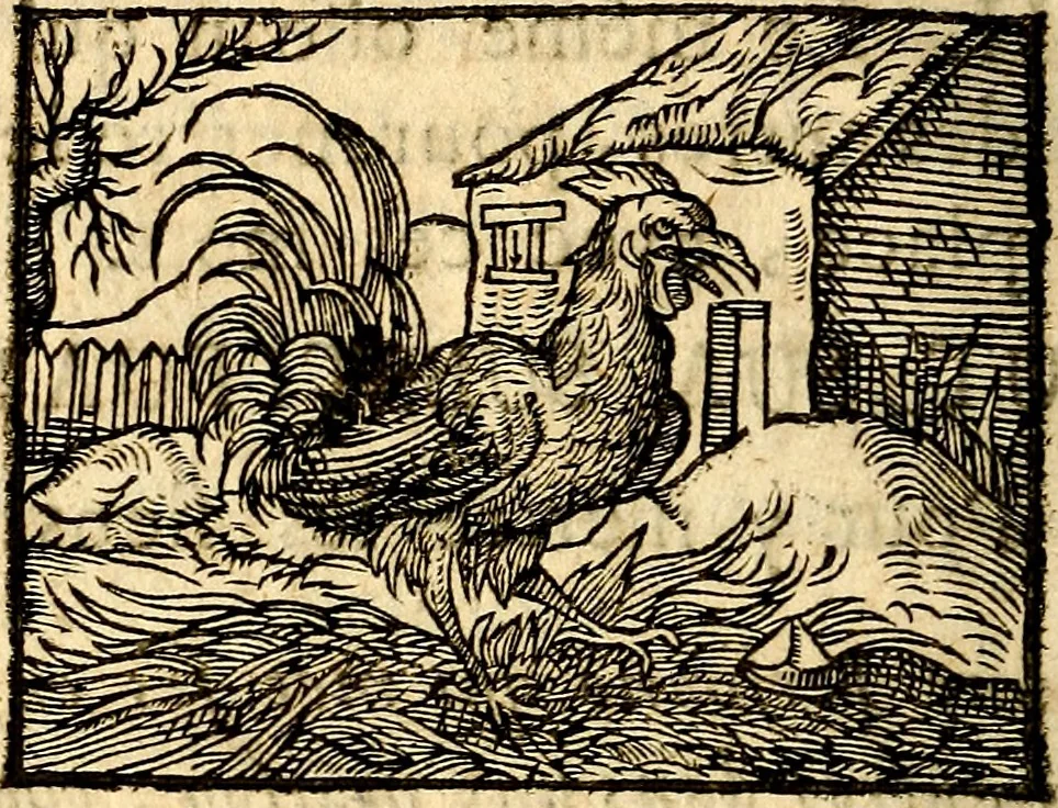 An illustration from La philosophie des images : composée d'un ample recueil de devises, & du jugement de tous les ouvrages qui ont êté faits sur cette matiere, 1682, leaf 395