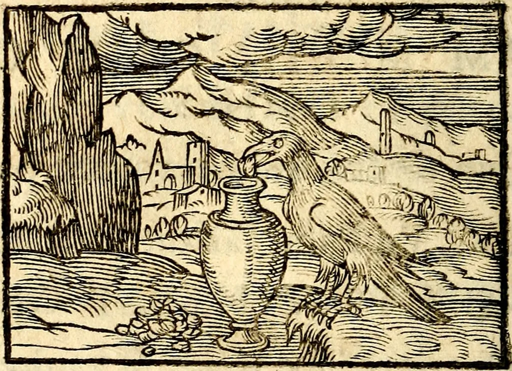 An illustration from La philosophie des images : composée d'un ample recueil de devises, & du jugement de tous les ouvrages qui ont êté faits sur cette matiere, 1682, leaf 415