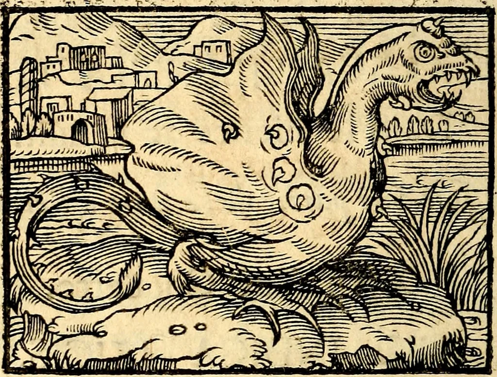 An illustration from La philosophie des images : composée d'un ample recueil de devises, & du jugement de tous les ouvrages qui ont êté faits sur cette matiere, 1682, leaf 477