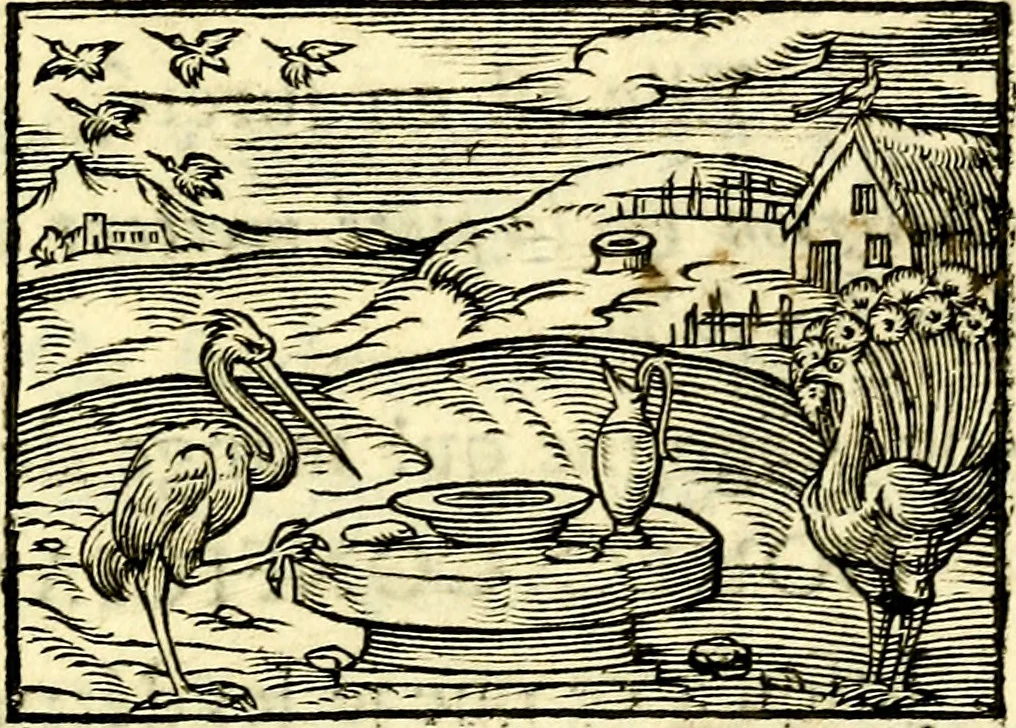 An illustration from La philosophie des images : composée d'un ample recueil de devises, & du jugement de tous les ouvrages qui ont êté faits sur cette matiere, 1682, leaf 490