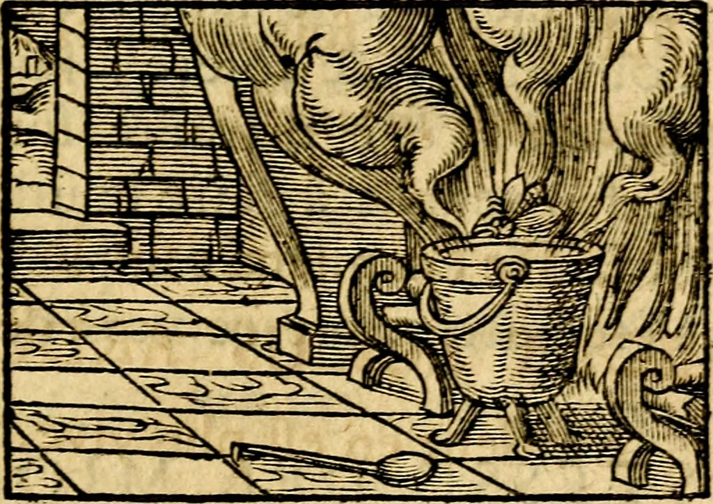 An illustration from La philosophie des images : composée d'un ample recueil de devises, & du jugement de tous les ouvrages qui ont êté faits sur cette matiere, 1682, leaf 80