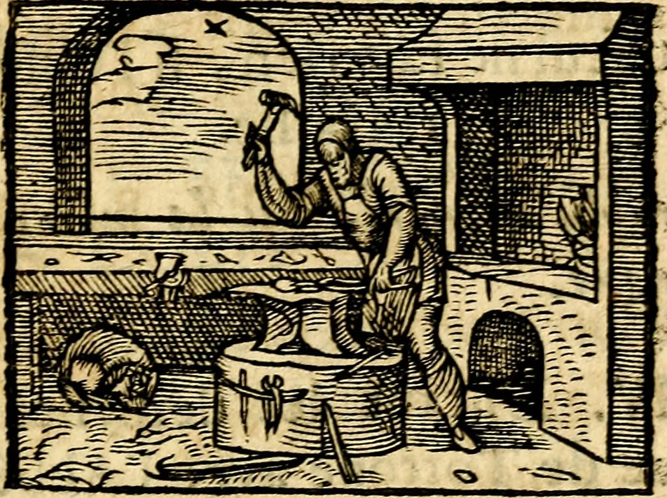 An illustration from La philosophie des images : composée d'un ample recueil de devises, & du jugement de tous les ouvrages qui ont êté faits sur cette matiere, 1682, leaf 96