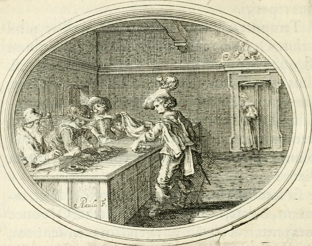 An illustration from Mundi lapis lydius, siue, Vanitas per veritate[m] falsi accusata & conuicta, 1639, leaf 113