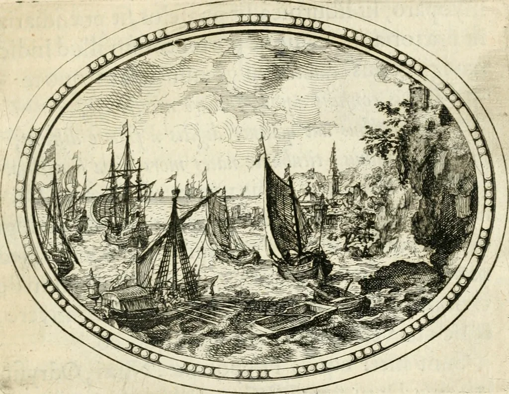An illustration from Mundi lapis lydius, siue, Vanitas per veritate[m] falsi accusata & conuicta, 1639, leaf 118