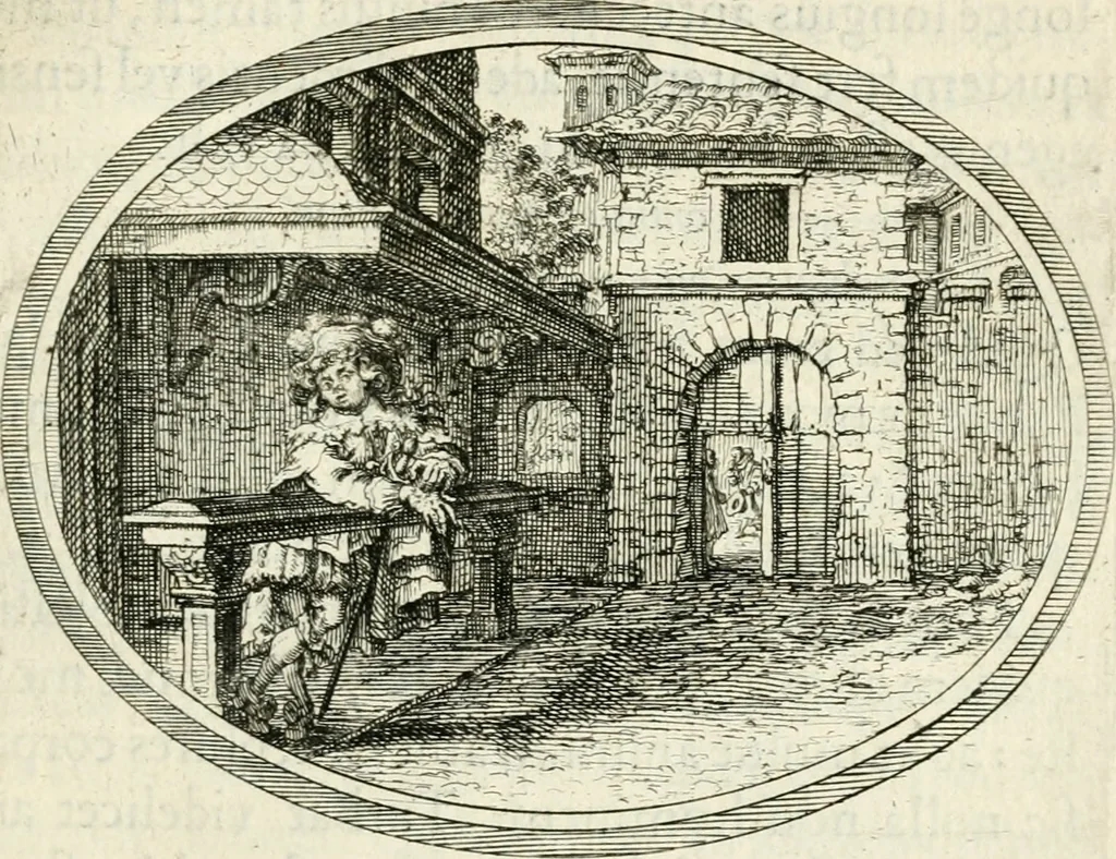 An illustration from Mundi lapis lydius, siue, Vanitas per veritate[m] falsi accusata & conuicta, 1639, leaf 132