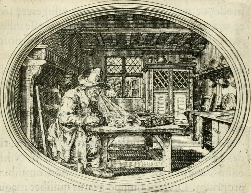 An illustration from Mundi lapis lydius, siue, Vanitas per veritate[m] falsi accusata & conuicta, 1639, leaf 152