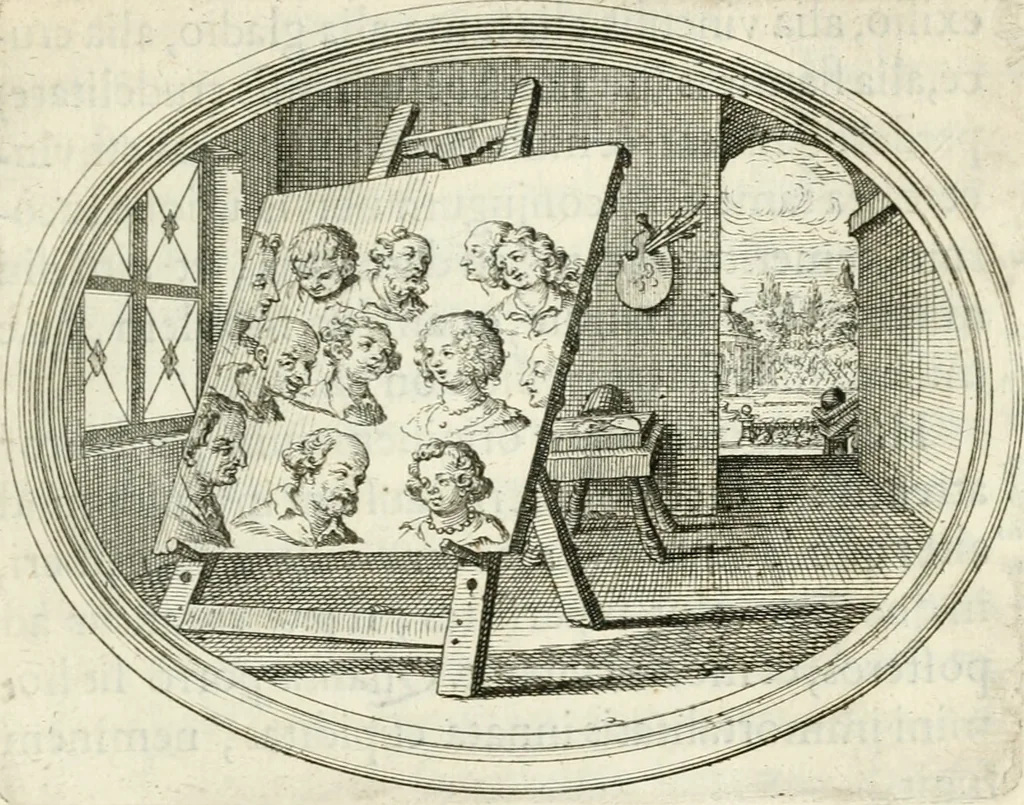 An illustration from Mundi lapis lydius, siue, Vanitas per veritate[m] falsi accusata & conuicta, 1639, leaf 182