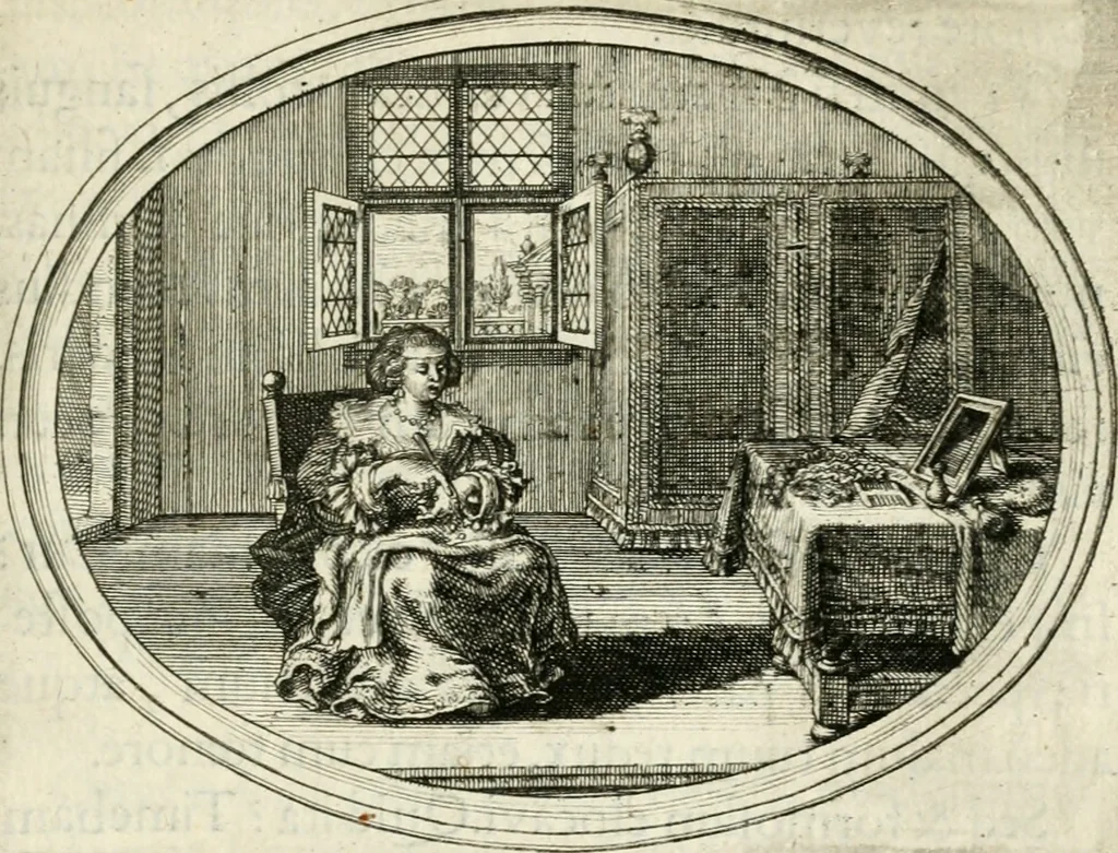 An illustration from Mundi lapis lydius, siue, Vanitas per veritate[m] falsi accusata & conuicta, 1639, leaf 204