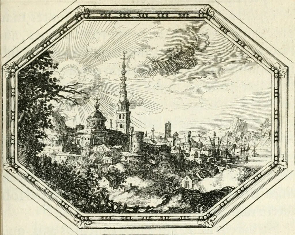 An illustration from Mundi lapis lydius, siue, Vanitas per veritate[m] falsi accusata & conuicta, 1639, leaf 52