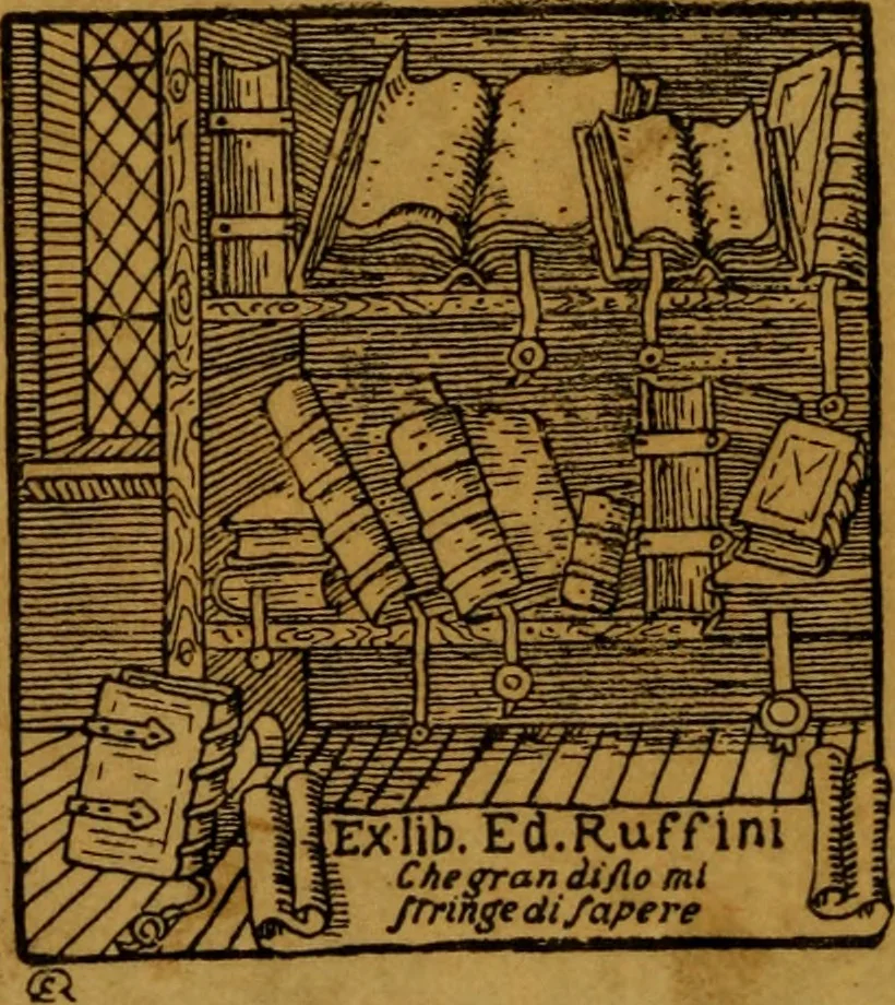 An illustration from La pittura in giudicio, ouero, Il bene delle oneste pitture e'l male delle oscene, 1697, leaf 1