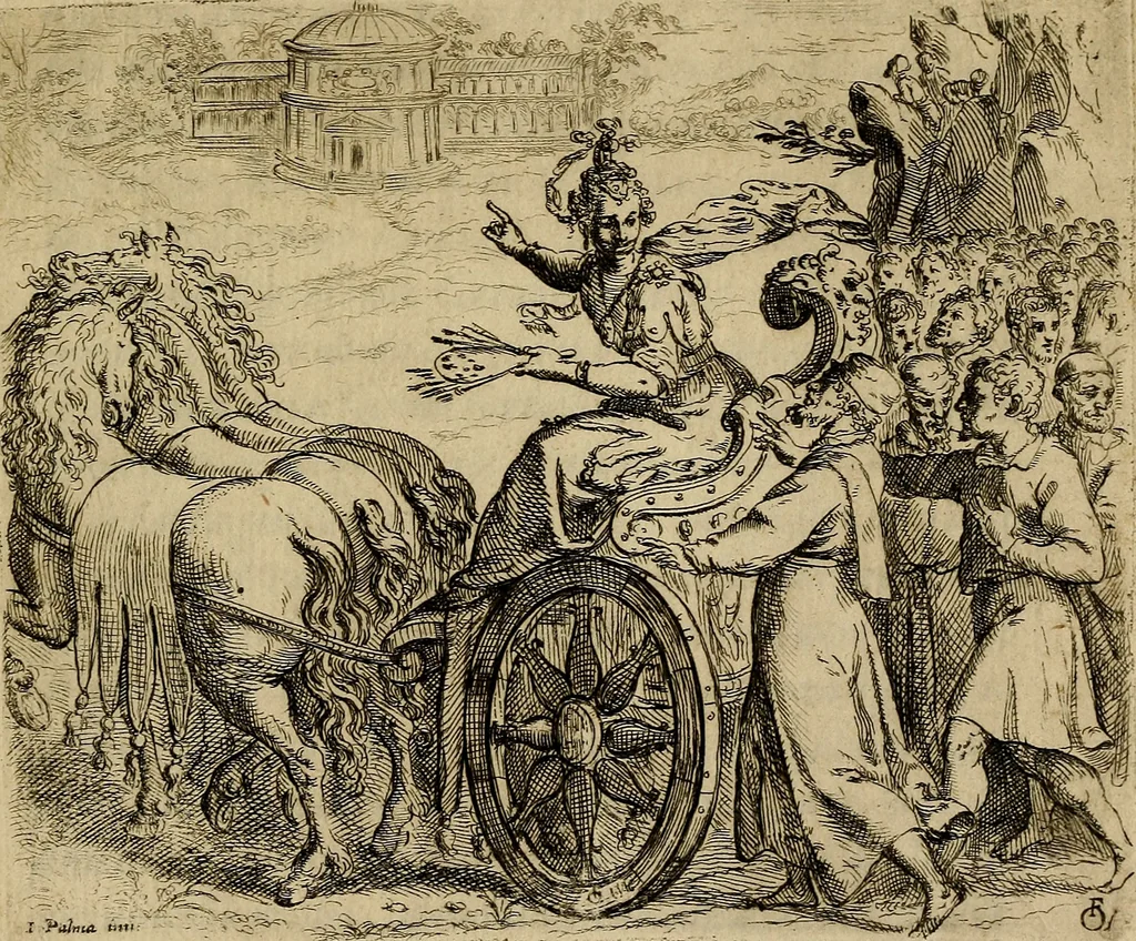 An illustration from La pittvra trionfante, 1615, leaf 2