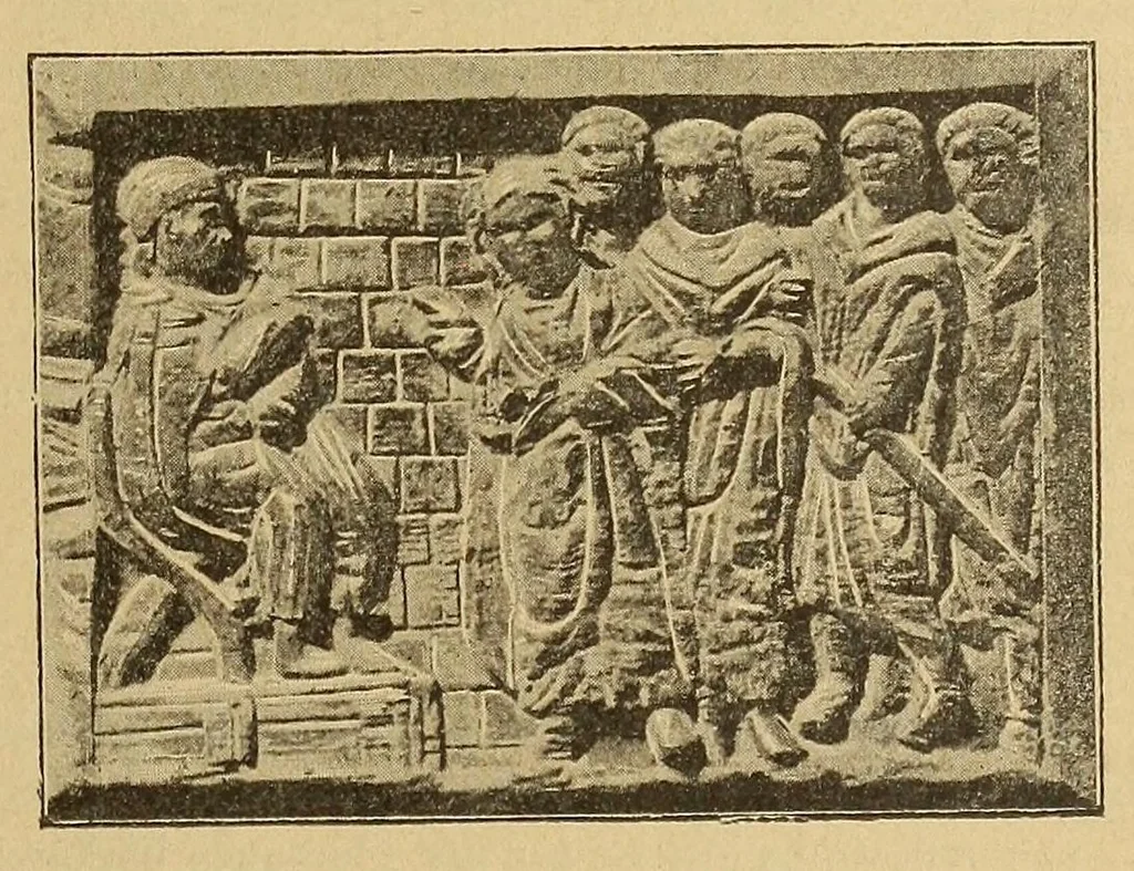 An illustration from La porte de Sainte-Sabine à Rome, étude archéologique, 1892, leaf 101