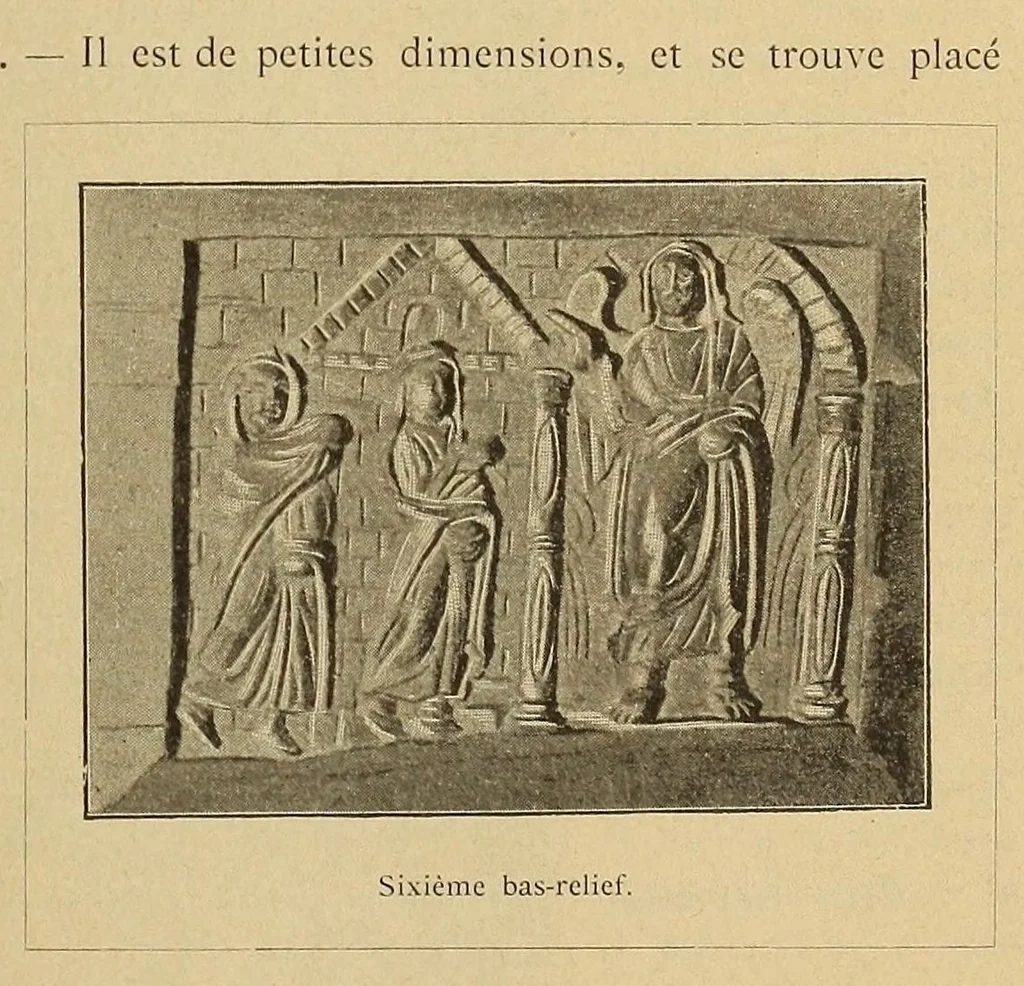 An illustration from La porte de Sainte-Sabine à Rome, étude archéologique, 1892, leaf 61