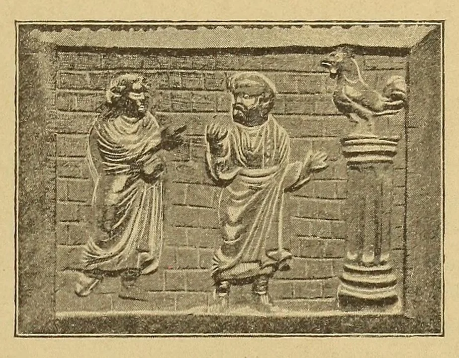 An illustration from La porte de Sainte-Sabine à Rome, étude archéologique, 1892, leaf 79