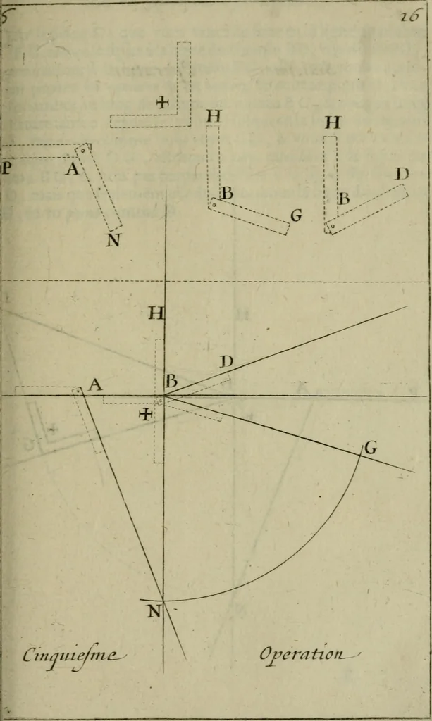 An illustration from La pratique du trait a preuues de Mr. Desargues lyonnois, pour la coupe des pierres en l'architecture, 1643, leaf 104