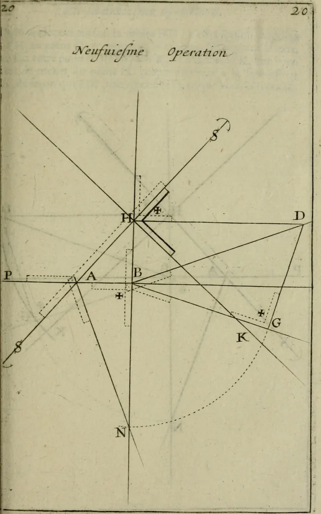 An illustration from La pratique du trait a preuues de Mr. Desargues lyonnois, pour la coupe des pierres en l'architecture, 1643, leaf 112