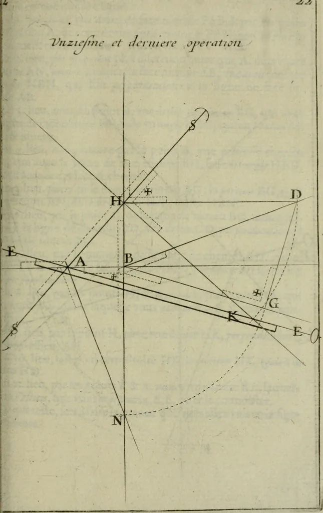 An illustration from La pratique du trait a preuues de Mr. Desargues lyonnois, pour la coupe des pierres en l'architecture, 1643, leaf 116