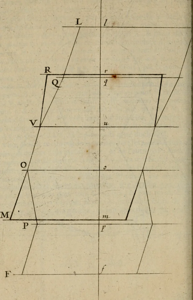 An illustration from La pratique du trait a preuues de Mr. Desargues lyonnois, pour la coupe des pierres en l'architecture, 1643, leaf 137