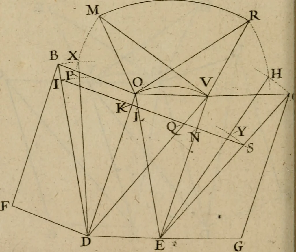 An illustration from La pratique du trait a preuues de Mr. Desargues lyonnois, pour la coupe des pierres en l'architecture, 1643, leaf 165
