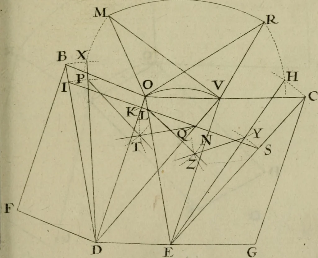 An illustration from La pratique du trait a preuues de Mr. Desargues lyonnois, pour la coupe des pierres en l'architecture, 1643, leaf 168