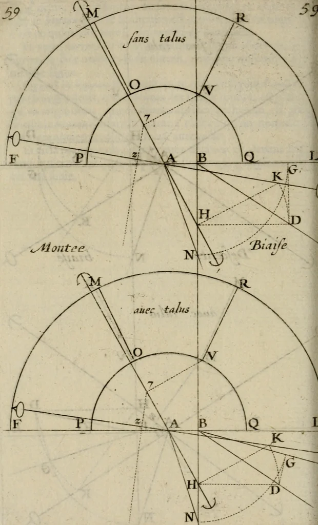 An illustration from La pratique du trait a preuues de Mr. Desargues lyonnois, pour la coupe des pierres en l'architecture, 1643, leaf 189