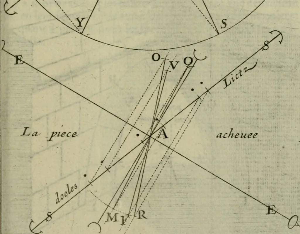 An illustration from La pratique du trait a preuues de Mr. Desargues lyonnois, pour la coupe des pierres en l'architecture, 1643, leaf 204