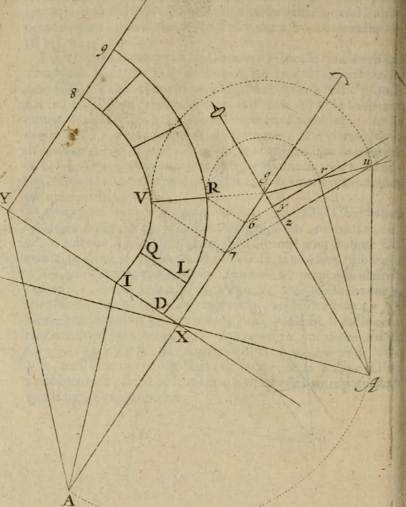 An illustration from La pratique du trait a preuues de Mr. Desargues lyonnois, pour la coupe des pierres en l'architecture, 1643, leaf 257