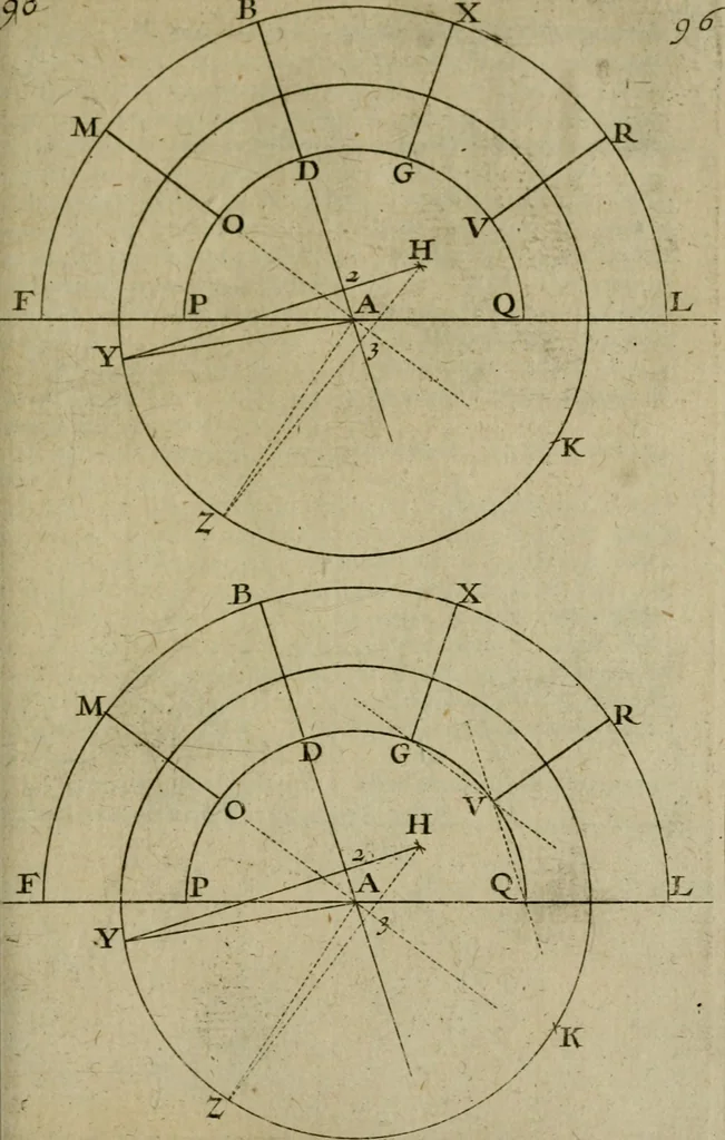 An illustration from La pratique du trait a preuues de Mr. Desargues lyonnois, pour la coupe des pierres en l'architecture, 1643, leaf 264