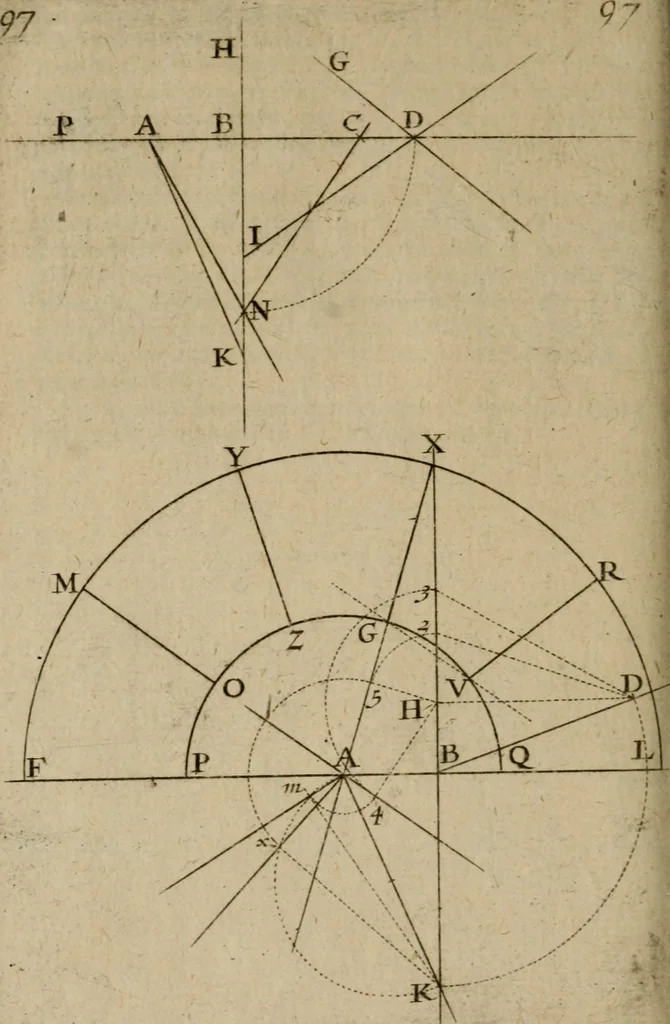 An illustration from La pratique du trait a preuues de Mr. Desargues lyonnois, pour la coupe des pierres en l'architecture, 1643, leaf 265