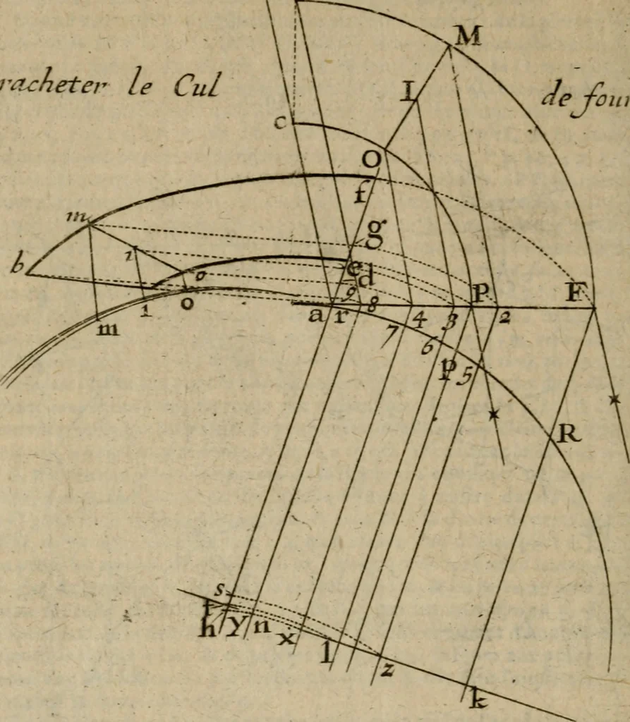 An illustration from La pratique du trait a preuues de Mr. Desargues lyonnois, pour la coupe des pierres en l'architecture, 1643, leaf 289