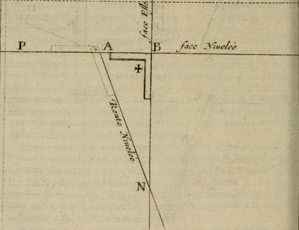 An illustration from La pratique du trait a preuues de Mr. Desargues lyonnois, pour la coupe des pierres en l'architecture, 1643, leaf 97