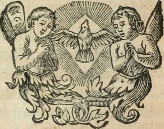An illustration from La presence de Iesus-Christ dans le tres-saint sacrement : povr servir de réponse au Ministre qui à écrit contre la perpetuité de la foy de l'eglise catholique, touchant l'eucharistie, 1667, leaf 33