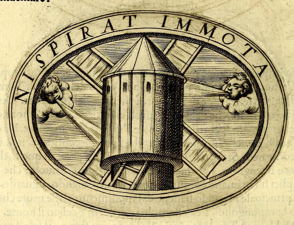An illustration from La prima parte dell'imprese di Scipion Bargagli : dove, doppo tutte l'opere cosi a penna, come a stampa, ch' egli ha potuto vedere di coloro, che della materia dell'imprese hanno parlato, della vera natura di quelle si ragiona, 1589, leaf 70