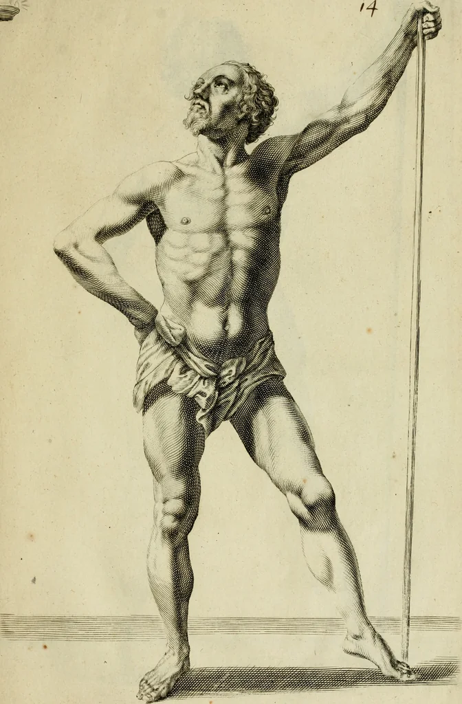 An illustration from La prima-[quinta] parte della luce del dipingere et disegnare, ..., 1643, leaf 124