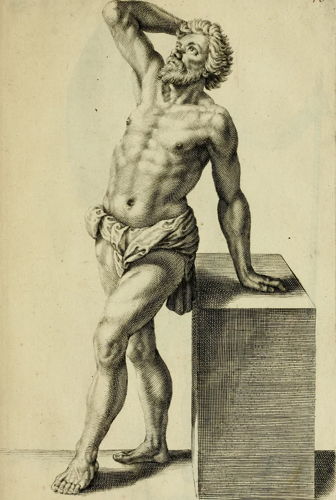 An illustration from La prima-[quinta] parte della luce del dipingere et disegnare, ..., 1643, leaf 128