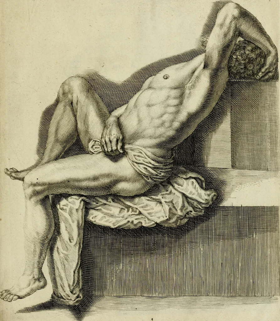 An illustration from La prima-[quinta] parte della luce del dipingere et disegnare, ..., 1643, leaf 136