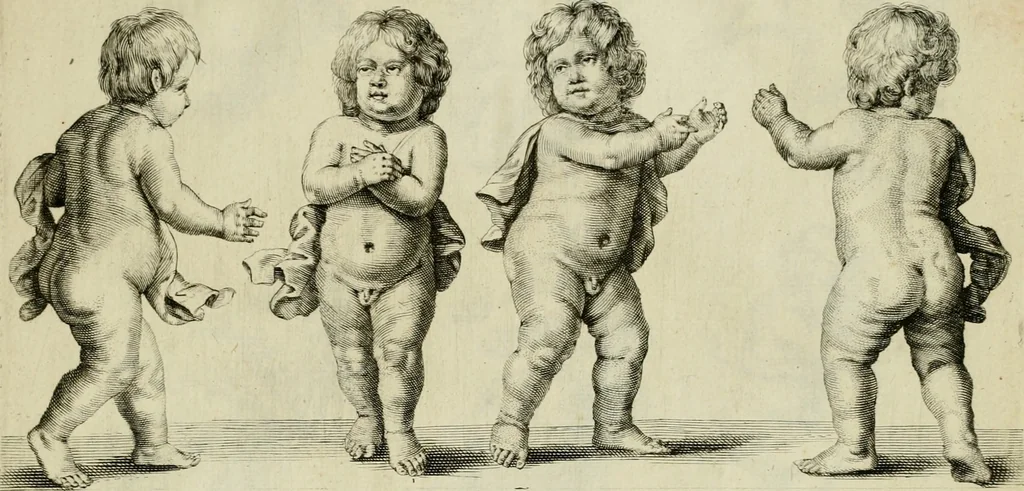 An illustration from La prima-[quinta] parte della luce del dipingere et disegnare, ..., 1643, leaf 14