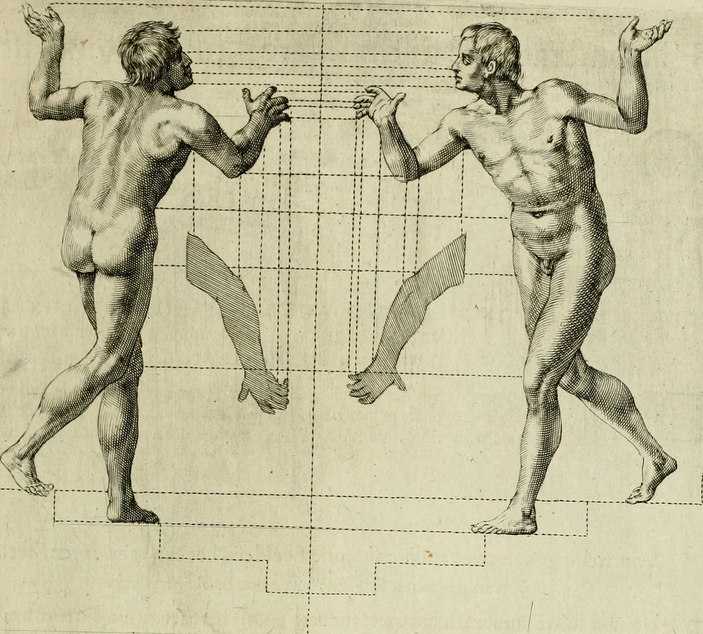An illustration from La prima-[quinta] parte della luce del dipingere et disegnare, ..., 1643, leaf 158